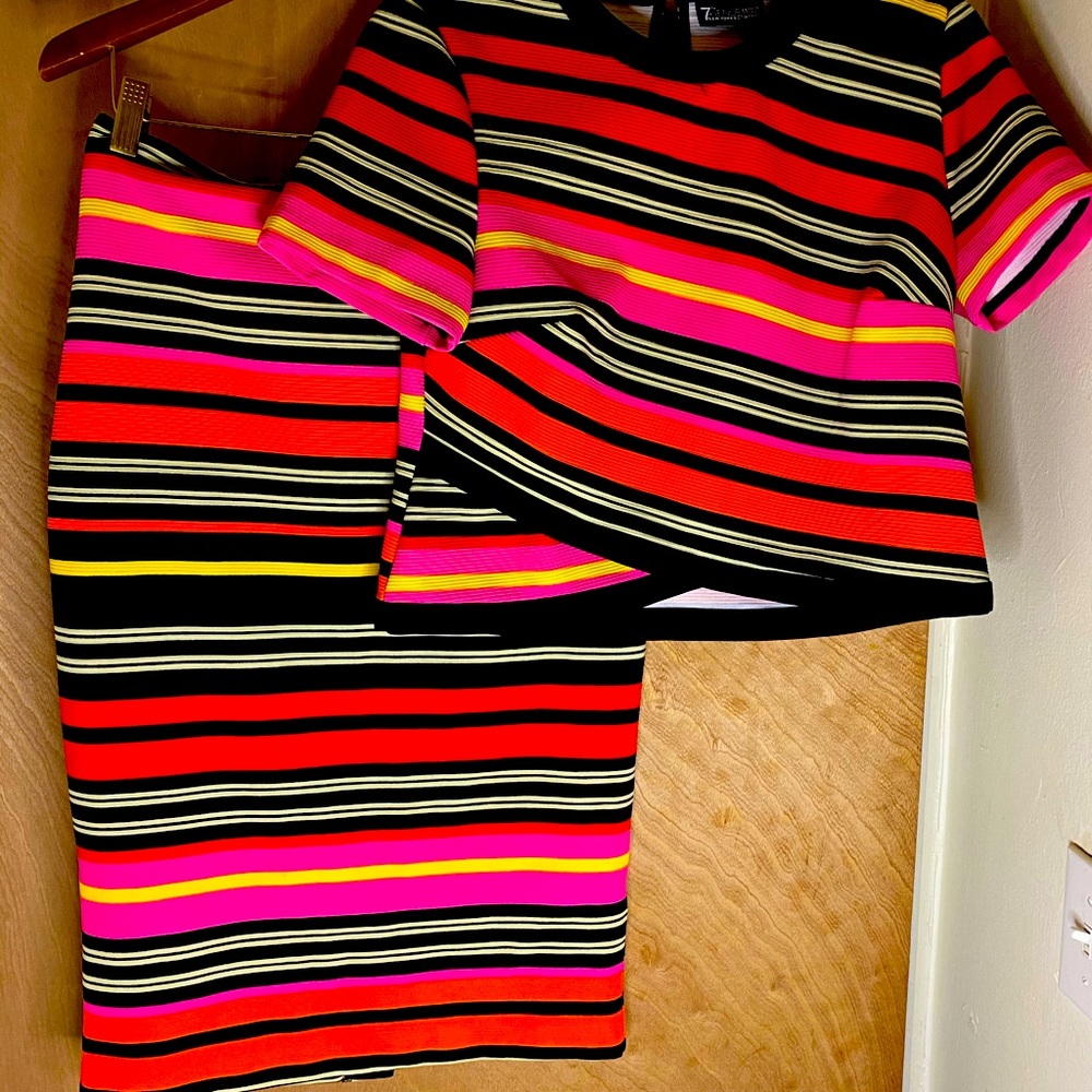 2 piece skirt and top combo